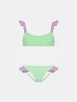 Bikini da bambina con volant