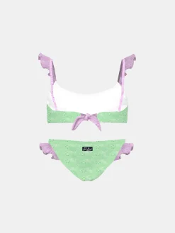 Bikini da bambina con volant