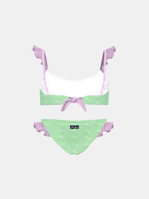 Bikini da bambina con volant