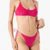 Bikini da donna a bralette in spugna fucsia