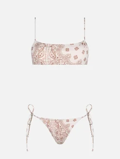 Bikini da donna a bralette Sadie Marielle a bandana