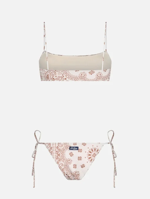 Bikini da donna a bralette Sadie Marielle a bandana