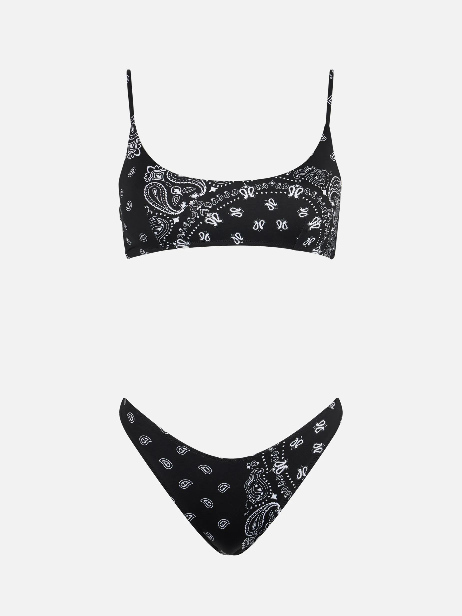 Bikini da donna a bralette con stampa bandana