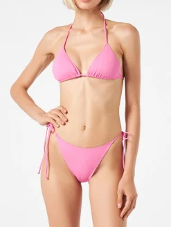 Bikini da donna a triangolo rosa