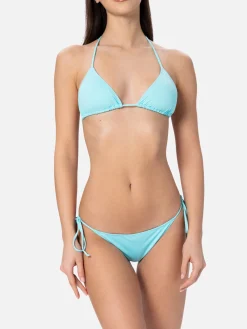 Bikini da donna a triangolo verde acqua Leah Marielle