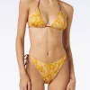 Bikini da donna a triangolo con stampa paisley