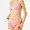 Bikini da donna a triangolo crinkle