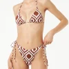 Bikini da donna a triangolo con fantasia