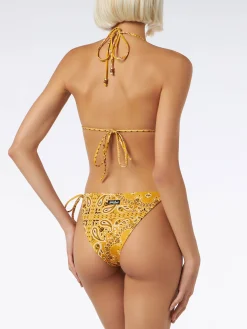 Bikini da donna a triangolo con stampa bandana