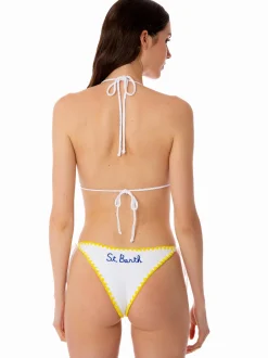 Bikini da donna a triangolo all'uncinetto