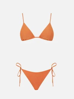 Bikini da donna a triangolo lurex