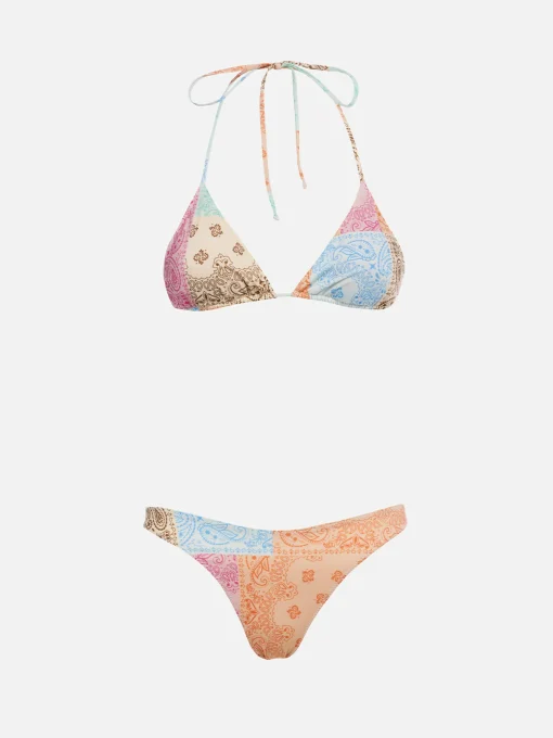 Bikini da donna a triangolo a bandana Leah Naomi
