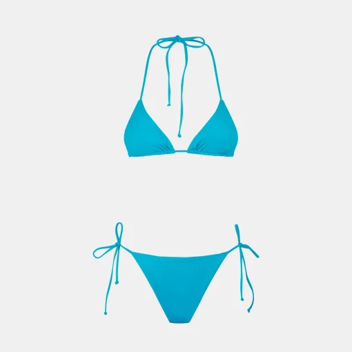 Bikini da donna a triangolo turchese