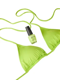 Bikini da donna a triangolo verde lime