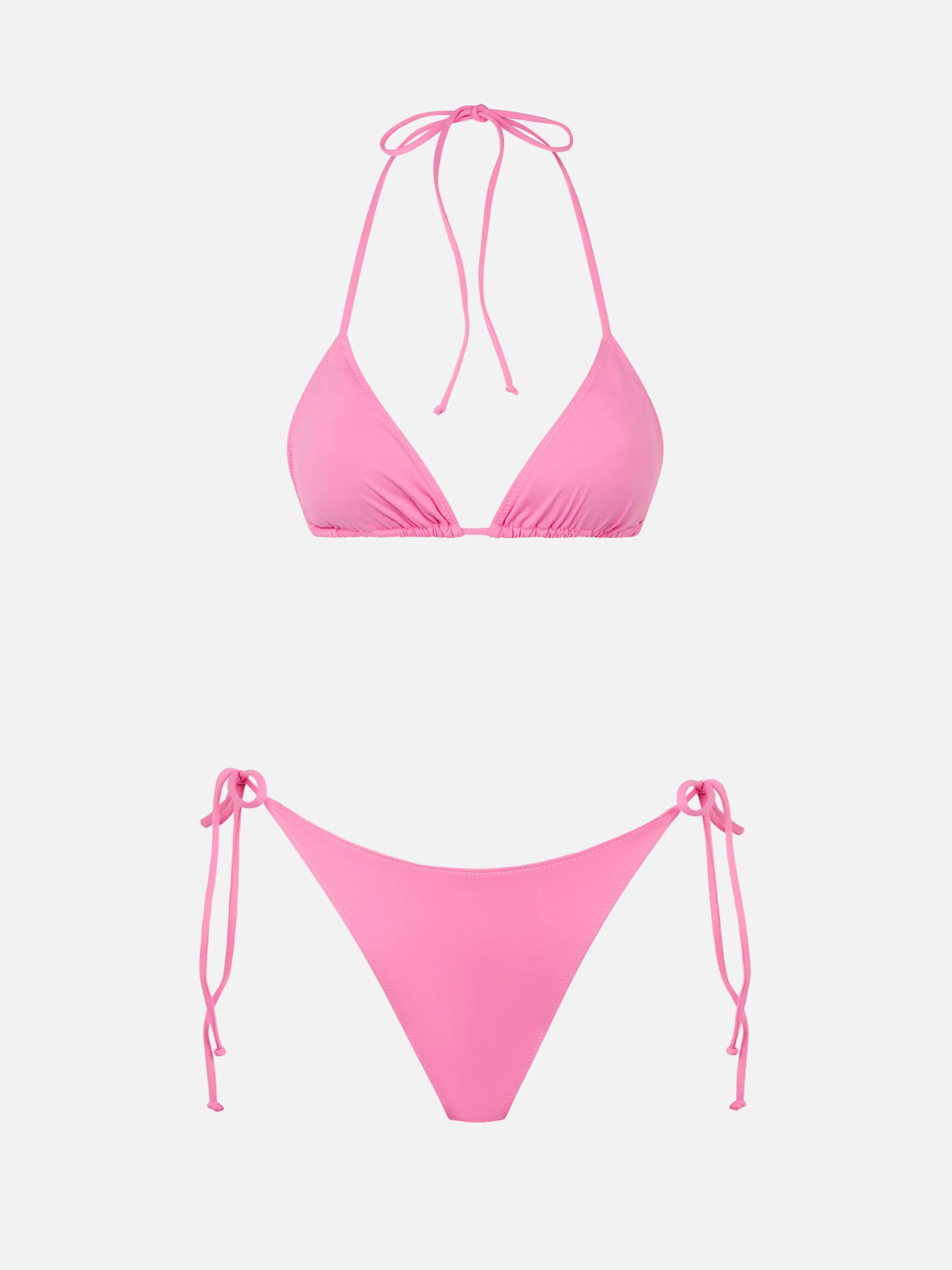 Bikini da donna a triangolo rosa