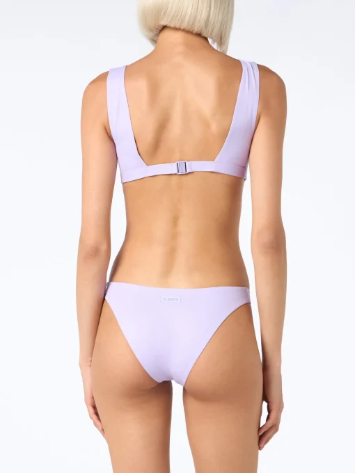 Bikini da donna lilla termosaldato con scollo a V Ofelia Reanna