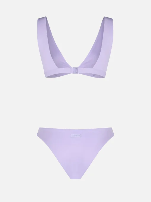 Bikini da donna lilla termosaldato con scollo a V Ofelia Reanna