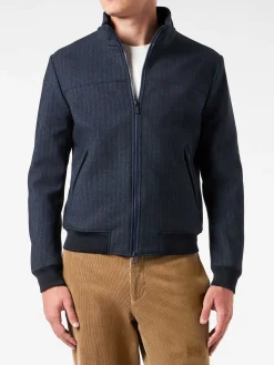 Bomber da uomo di peso medio spinato