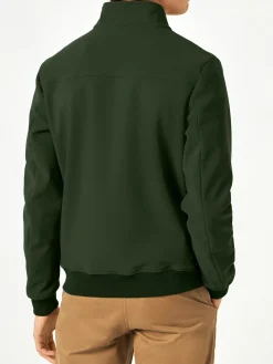 Bomber da uomo di peso medio verde militare