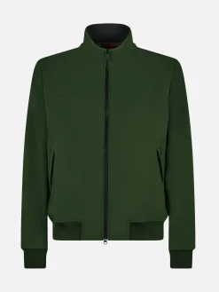 Bomber da uomo di peso medio verde militare