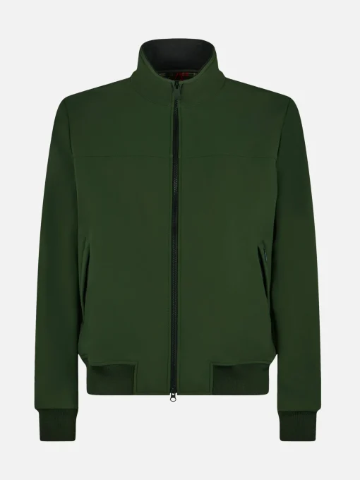 Bomber da uomo di peso medio verde militare