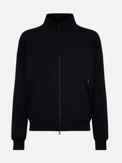 Bomber da uomo nero di peso medio