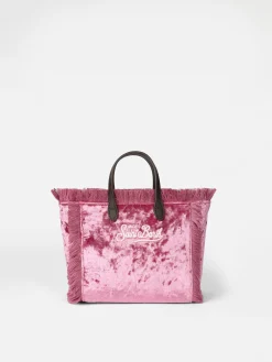 Borsa a mano Mini Vanity in ciniglia rosa