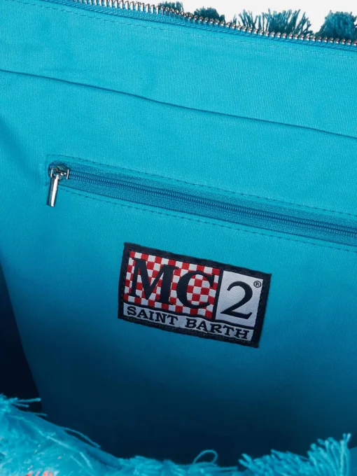 Borsa a spalla Vanity all'uncinetto con fantasia