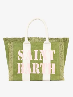 Borsa a spalla Vanity in canvas con stampa logo