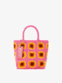 Borsa all'uncinetto girasole