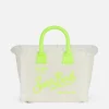 Borsa Colette in spugna bianca con logo Saint Barth
