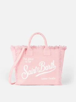 Borsa Colette in tela di cotone rosa