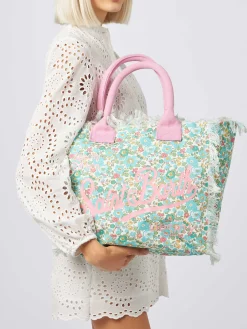Borsa tote Vanity Liberty in tela di cotone Betsy | REALIZZATA CON TESSUTO LIBERTY