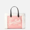 Borsa Vivian rosa con dettagli in sherpa