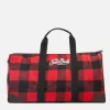 Borsone da viaggio con stampa tartan