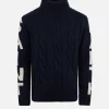 Boy cable knit cashmere blend sweater Fisherman Jr