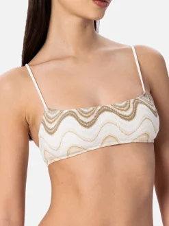 Bralette da donna in maglia raschel Sadie