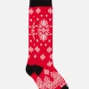 Calza lunga da uomo con stampa bandana