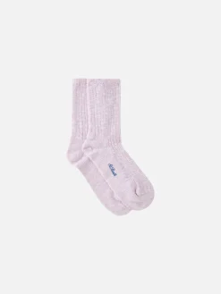 Calzini da donna rosa mélange