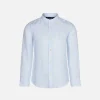 Camicia da bambino a righe in lino