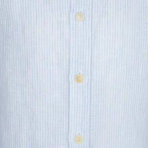 Camicia da bambino a righe in lino