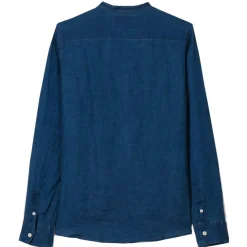 Camicia da bambino in lino denim