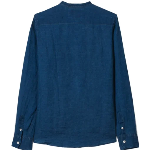 Camicia da bambino in lino denim
