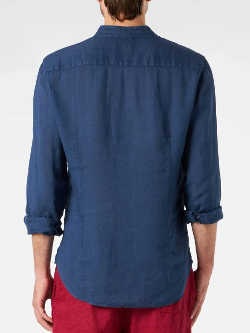 Camicia da uomo blu