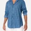 Camicia da uomo Emma&Georgina in mussola di cotone Sikelia | REALIZZATO CON TESSUTO LIBERTY