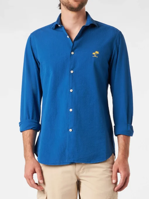 Camicia da uomo Pamplona in seersucker