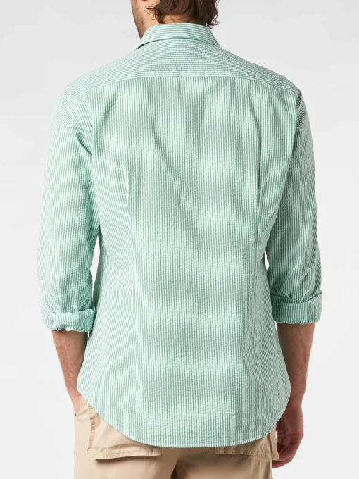 Camicia da uomo Pamplona a righe in seersucker