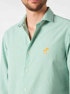 Camicia da uomo Pamplona a righe in seersucker