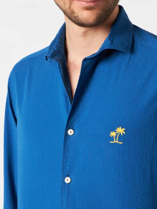 Camicia da uomo Pamplona in seersucker