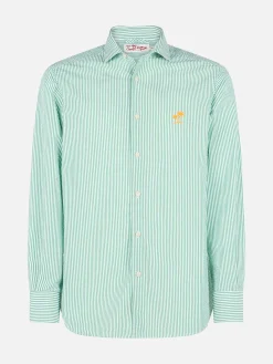 Camicia da uomo Pamplona a righe in seersucker
